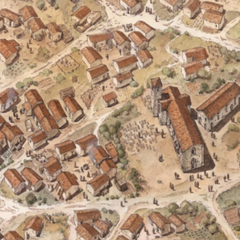 Ricostruzione  Geridu area scavo